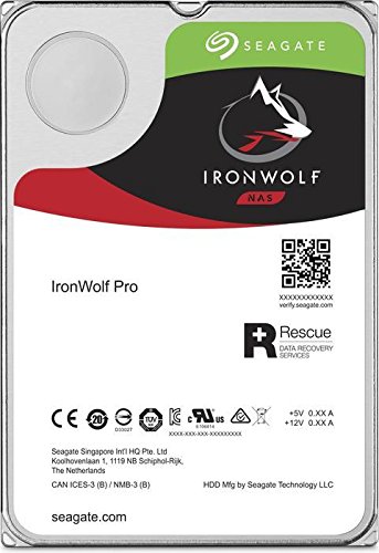 Seagate 8TB IronWolf Pro 3.5 inch 7200 RPM Internal Hard Drive for 1-16 Bay NAS Systems (256MB Cache, 300TB/Year Workload Rate, up to 214MB/s)