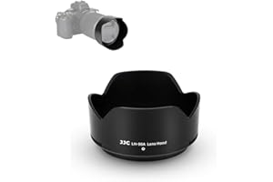 JJC Gegenlichtblende für Nikon NIKKOR Z DX 50-250mm F/4.5-6.3 VR Kamera-Objektive on Nikon Z50 - Ersetzt Nikon HB-90A Lens Hood Sonnenblende