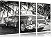 Produktbild Kuba Varadero Oldtimer Kunst Kohle Effekt 3-Teiler Leinwandbild 120x80 Bild auf Leinwand, XXL riesige Bilder fertig gerahmt mit Keilrahmen, Kunstdruck auf Wandbild mit Rahmen, gänstiger als Gemälde oder Ölbild, kein Poster oder Plakat