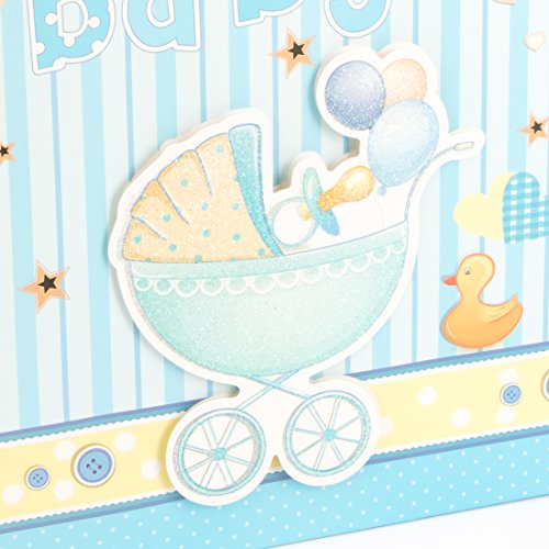 DKDS Collection Baby 3D-Geschenktasche, Design 1, hellblau - 3