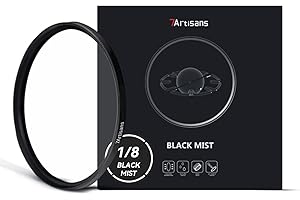 7artisans Filtr czarnej mgły 1/8 stop aluminium naturalny miękki efekt dyfuzora efekt kinowy efekt kinowy miękki filtr ze szkła optycznego (77 mm)