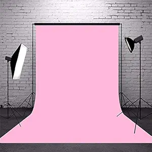 GiftMax 8 x10 FT Pink Color LEKERA Backdrop Photo Light Studio Photography Background, (Pink Cloth)