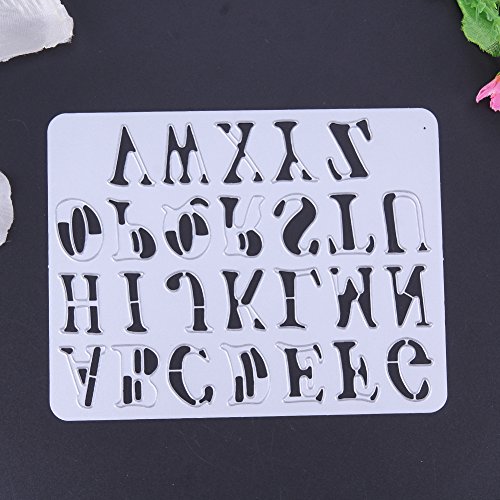 Amazingdeal365 Buchzeichen Metall Form Stanzschablonen Schablonen Schneiden DIY Dekor Sammelalbum Karten Buchzeichen Lesezeichen als Geschenk für Freunde Geburtstag Kinder,Kindergarten Hobby Schule Handarbeit Unterricht usw. Ein tolles Geschenk! - 6