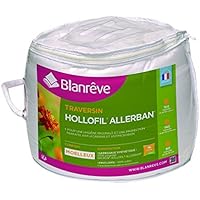 Blanrêve trhalvd000140 – Reposacabezas Hollofil Allerban algodón 140 x 20 cm), color blanco