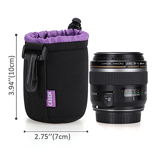 FLOVEME Sac Objectif en N opr ne Housse Objectif tui Poches de protection pour Lentilles d Appareils Photos Sony Canon Nikon Pentax etc -S FLOVEME Sac Objectif en N opr ne Housse Objectif tui Poches de protection pour Lentilles d Appareils Photos Sony Canon Nikon Pentax etc -S