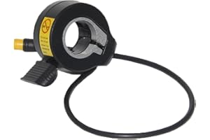 CLKE 130X E-Bike Thumb Throttle, Thumb Throttle Speed Control Accessories, Waterproof Connector for E-Bike and Electric Scooters, for Electric Bicycle Scooter Accessories