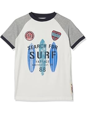 Fat Face Jungen T-Shirt Surf Ringer Raglan