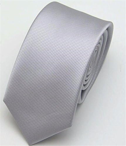 XZLP99Korean Version Of The Narrow Wedding Groom With Health Men'S Casual Fashion Suits Shirts Striped Tie, Silver