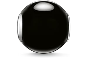 Thomas Sabo Obsidian Karma Beads K0002-023-11 Koralik Damski, Męski, Srebro Wysokiej Próby 925, Czarny