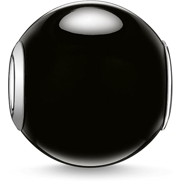 Breloque Thomas Sabo Katmandou - Argent 925 Noirci, Perle Karma Collection