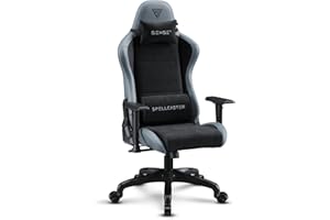 SENSE7 Silla Gaming Spellcaster FUKU - Cuero Eco & Alcantara - Confort Ergonomico, Inclinación 160°, Reposabrazos 1D, PU Duradero & Espuma Transpirable - Ideal para Oficina o Casa, Diseño Elegante