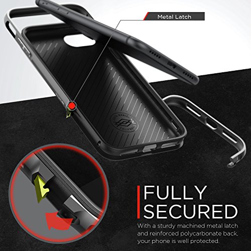 X-Doria 449335 Defence Lux Aluminium Case for iPhone 7 - Carbon Fiber