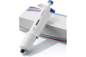 PRECIPETTE 1-10ml Pipettatori monocanale Micropipetta Pipettatore autoclavabile regolabile Pipette Microliter - Strumento Pipetta A Canale Singolo Dosaggio Attrezzo da Laboratorio Autoclavabile 1-10ml