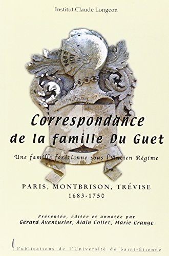 couverture de : Correspondance de la famille Du Guet