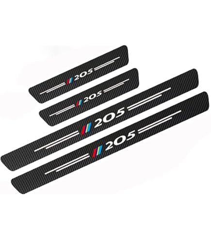 Déflecteurs D'Air Heko Pour Peugeot 205 Berlina 84-98 - 2 Pièces Noires