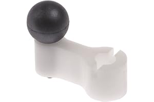 Fimar Teigausrollhilfe für FI42, FIP42, FI32, Transparent-weiß/Schwarz, Kunststoff, 18,5mm Höhe, 32mm Lochabstand, 10mm Lochdurchmesser