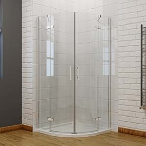 900 x 900mm Quadrant Shower Enclosure Pivot Hinge 6mm Glass Shower ...