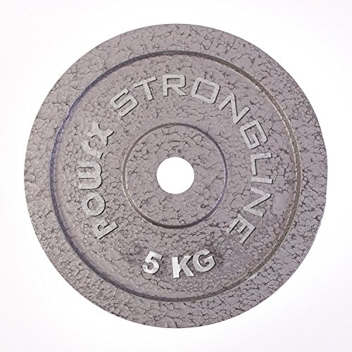 Hantelscheiben Set Hantel Gewichte Gusseisen 5 – 40 kg für Kurzhanteln und Langhanteln 30 mm - 2