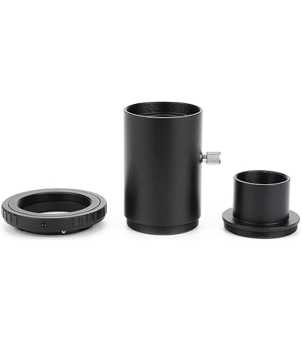 Anello per adattatore per oculare per microscopio, convertitore per anello per adattatore per adattatore per obiettivo in lega di alluminio 23.2mm Oculare per microscopio per fotocamera mirrorless