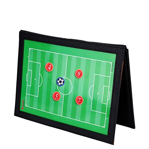 BizoeRade Taktiktafel Fußball Coach Board mit Stift, Radiergummi, Magnet, Digitale Großem LCD-Display Stoppuhr - 4