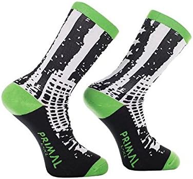 Primal Wear Men's Merica Shock Cycling Bike Socks, Multicoloured, Size 9-13/Large/X-Large