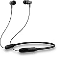 Wireless Bluetooth for OnePlus Nord CE 2 Lite 5G in-Ear Headphone with Mic 38Hrs Playtime Dual Device Pairing Wireless Neckband Type-C Charge Magnetic Buds & IPX5 Water Resistant (B1313, SZ.E, Black)