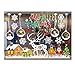 Produktbild Pottoa Weihnachtsdekoration Farbe Schneeflocken Wandaufkleber Weihnachtssticker Weihnachtsrestaurant-Mall-Dekorations-Schnee-Glasfenster-Entfernbare Aufkleber