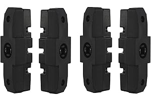 AOROPS Bremsbeläge, 4 Stück Bremsschuhe für Magura Hs11/ Hs22/ Hs24/ Hs33 Hohe Bremsleistung 2 Paar Bremsschuhe Fahrrad Bremsbelag schwarz für Fydraulische Felgenbremse