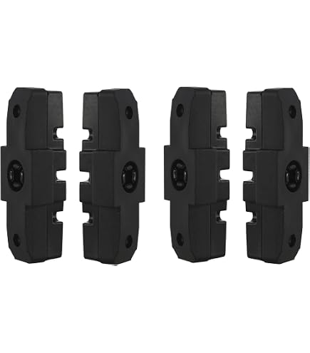 4 Pastiglie Freno Bicicletta In Gomma - Ricambio Per Magura HS11, HS22, HS24, HS33, HS66 | Set Di 4, Colore Nero