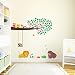 Decowall, DW-1410, Large Branch & Owls peel & stick Nursery wall decals stickers