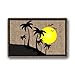 Produktbild qicaiyang Evergreen Fashion Welcome Palm Tree Machine-Washable Durable Doormat Heat-Resistant Door Mat Gate Pad Rug 30"(L) x 18"(W) (Big Size)