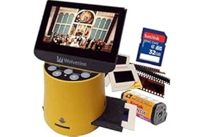 Wolverine Titan 8-in-1 High Resolution Film to Digital Converter with 4.3" Screen and HDMI Output (Black)