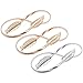 Produktbild Rovtop 3 pcs Stretchgürtel Damen Blätter Floral Stretch Gürtel Taillengürtel Hüftgurt elastischer Gürte Gold und Silber