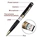 Produktbild Spy Pen Digital Video Pen Spy USB Mini Cam Kamera Kugelschreibe. Pen +8GB schwarz-Gold Kugelschreiber mit integrierter Kamera Spy Pen Digital Video Recorder