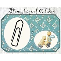 Stempel Büroklammer