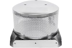 ZILIMONTT Ersatz für Terrassenheizungen, perfektes Ersatzteil für die meisten Pyramiden-Terrassenheizungen (17,8 x 13,2 cm) Glasrohr-Propangas-Terrassenstrahler (10 cm)