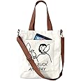 Glowic Figure Graphic Tote Bag(WBAG-13), WHITE