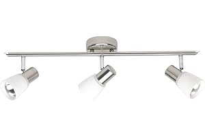 BRILLIANT lampada Luca spot tubo ferro 3 luci/cromo/bianco | 3x R50, E14, 40W, adatto per lampade con riflettore (non incluse) | Scala da A ++ a E | Testa orientabile