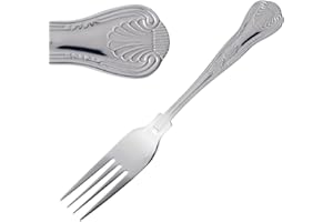 NISBETS 12 tenedores King de Olympia, 207 mm, de acero inoxidable 18/0
