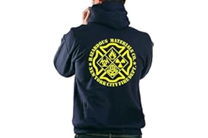 ‎FEUER1 Kapuzensweatshirt Haz Mat Co.1 Gefahrguteinheit New Yorker Feuerwehr