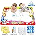Produktbild FishOaky Aqua Doodle Matte, Wasser Aqua Doodle Malmatte Kids Baby Toddler mit 3 Magic Stifte und 4 Zeichnungsvorlagen(87*58cm)