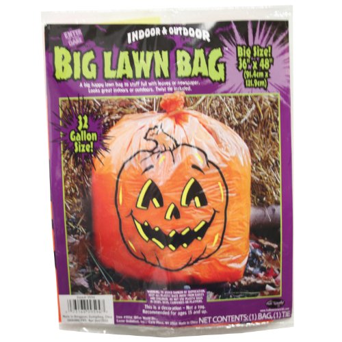 Easter Unlimited 9594 Big Lawn Bag, Pumpkin Theme by Easter Unlimited