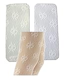 Girls Nottingham Lace Tights White Or Ivory