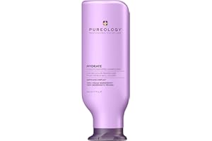 Pureology Hydrate Moisturising Conditioner, For Medium to Thick Dry, Colour Treated Hair, Vegan Formulas, Sulphate Free, 266ml