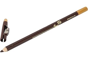 BRRNOO Matita per Barba, Riempitivo Professionale per Matite per Barba, Modellatore per Barba e Strumento per Modellare la Barba per Uomo, Strumento per Tracciare il Kit per L'igiene Personale(Marrone scuro)