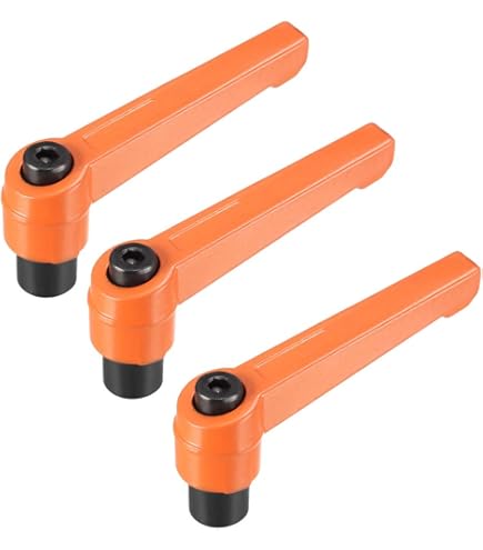 6x Klemmhebel Griff M10 Schwarz | QUARKZMAN Spannhebel 70mm | Für Werkzeugmaschinen