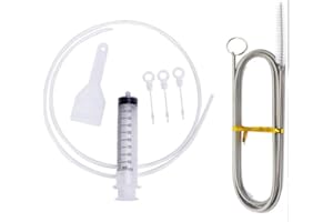 JILIJIA Kühlschrank-Ablaufloch-Entferner, Reinigungswerkzeug-Set, Kühlschrank-Ablauf-Enteisungsschaufel, Kühlschrank-Abflussloch-Entferner, Abflussreiniger & Reinigungs-Set für Kühlschrank für Rohr 7-teilig