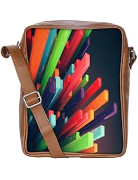 Snoogg , Damen Umhängetasche mehrfarbig multi