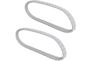 Poweka RCX23002 Correa de Transmisión Exacta de Goma Compatible con Hayward Aquavac Tiger Shark Plus QC SharkVac Robot Limpiafondos Piscina (2PCS)