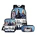 Produktbild Crossbody Satchel Rucksack Tasche Kombination Student Boy Es Rucksack Notebook-Tasche Weihnachtsgeschenk Mit Fortnite Muster,Combination,6
